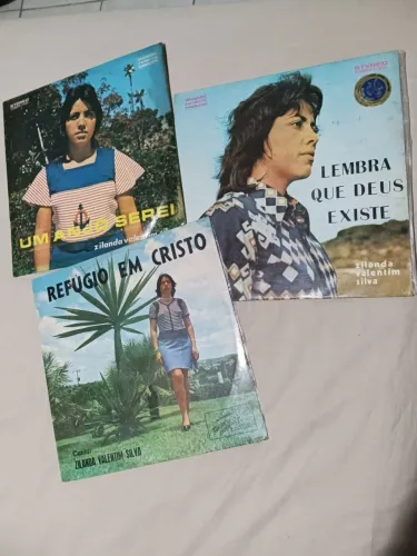 Lote LPs zilanda Valentim 3 unid.