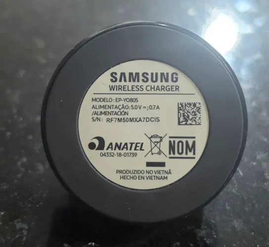 Carregador Smartwatch Samsung