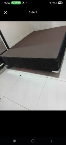 Vendo base de cama box casal