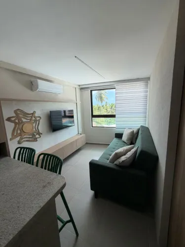 Flat sala e quarto separados - Portal dos Mares Tamandaré