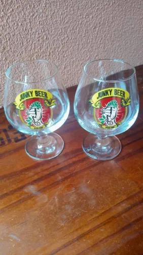 Taça Cerveja Junky Beer oficial nacional Kit com 2 unidades.