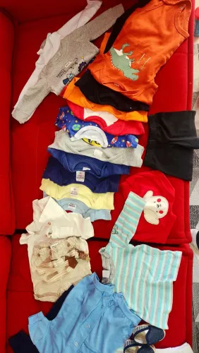 Lote de roupa de bebê até 6 meses