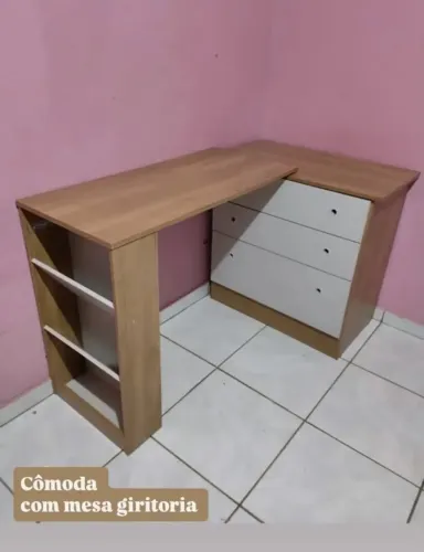 ? Transforme Seu Quarto Hoje: Cômoda + Mesa Gamer 360° | Entrega Imediata!