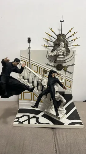 Matrix Diorama 1/12 Neo In Chateau Scene Box Set - Matrix Reloaded - McFarlane -