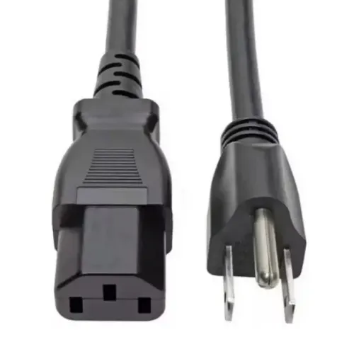 Cabo De Força Padrão Antigo Americano 3x0,824mm 1,50 Metros Preto 250