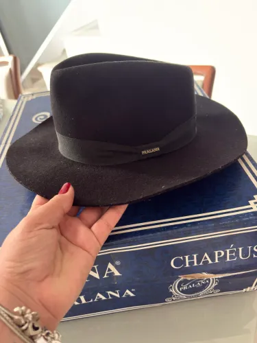? Chapéu Pralana Classic Indy Preto - Seminovo (Usado apenas 2x!)