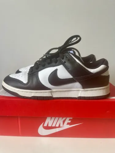 tênis nike dunk low panda original preto e branco tam 40