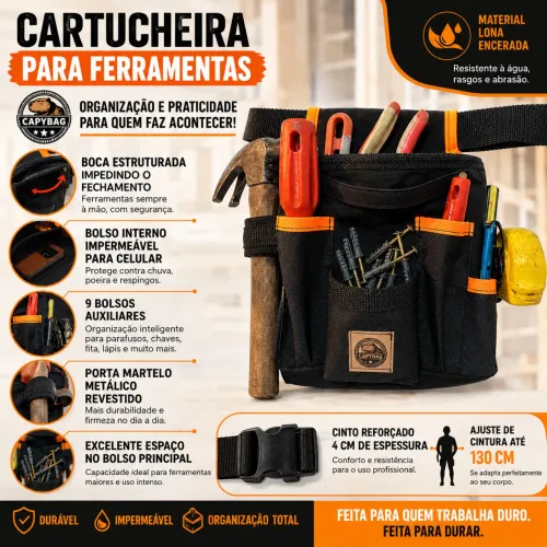 Cinturão para Ferramentas em lona encerada G CAPYBAG