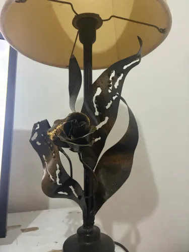 Luminária de mesa estilo artístico 