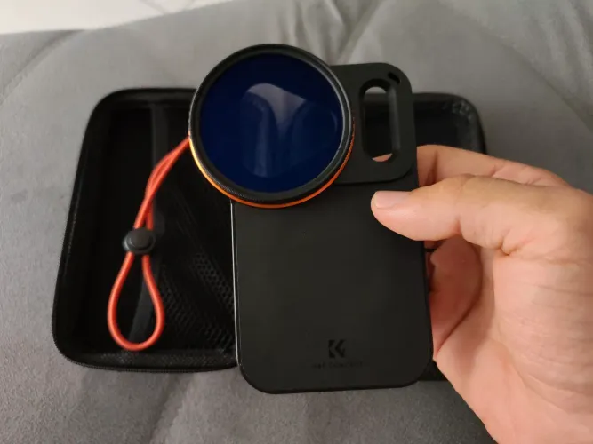 Kit de Filtro CPL Magnético K&f Concept para iPhone 17 Pro<br>