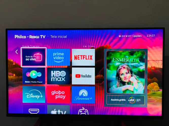 Smart tv 40 Philco Roku impecável