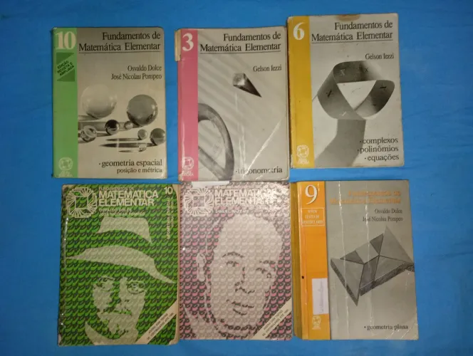 Livros fundamentos de matemática elementar