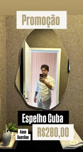 Espelho orgânico sob medida