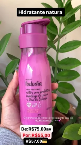 Hidratante natura