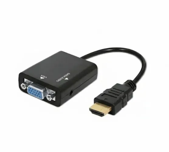 Conversor HDMI para VGA + áudio *ENTREGA GRÁTIS*