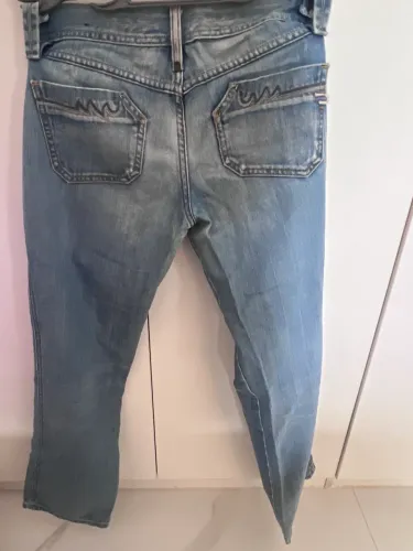 calça jeans diesel cintura baixa 28