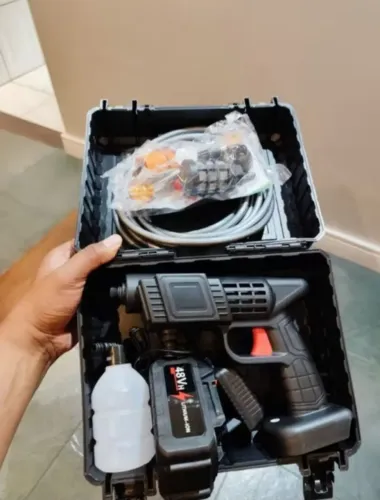Lavadora de Alta Pressão Sem Fio Recarregável