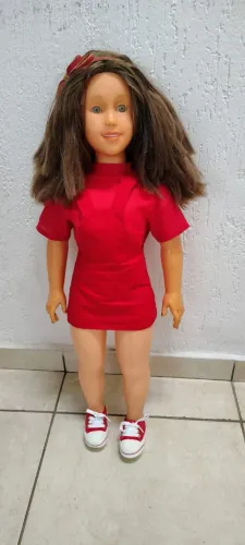 Boneca narizinho antiga baby brink 