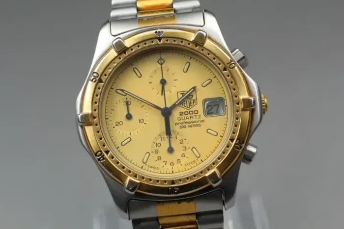 relógio Vintage TAG HEUER 2000 Cronógrafo 264.006/1 Masculino
