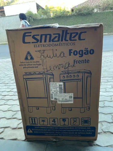 Fogão 4 Bocas Esmaltec Ágata Branco