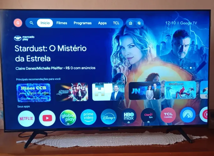 TV 50" Smart 4k Qled Google TV Nova