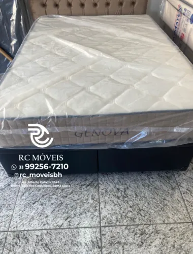 Colchão Casal D45 1,38x1,88 24cm Genova Premium - Extra Firme e Alta Durabilidade