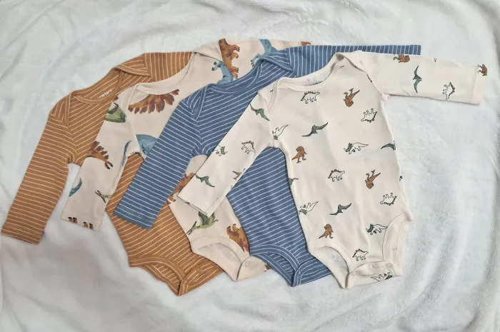 Kit body Carter's manga longa 6 meses