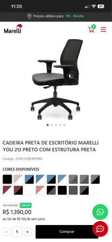 Cadeira ergonômica 