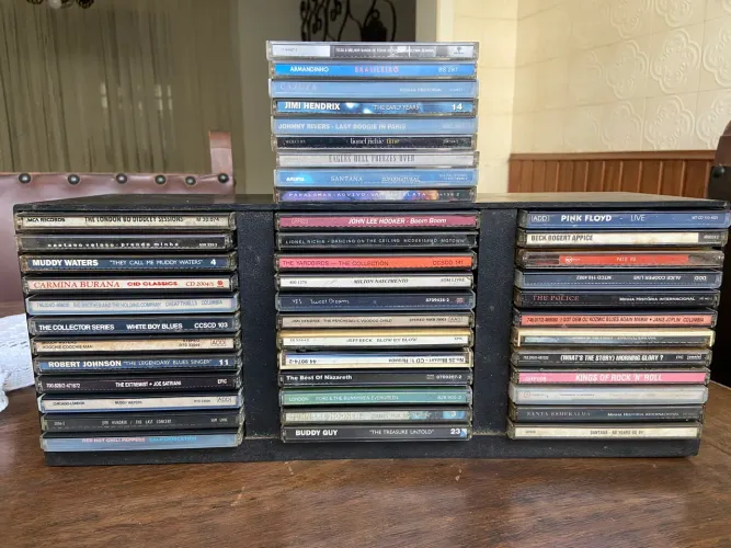 colecão 44 cds originais - rock, blues, pop rock, mpb