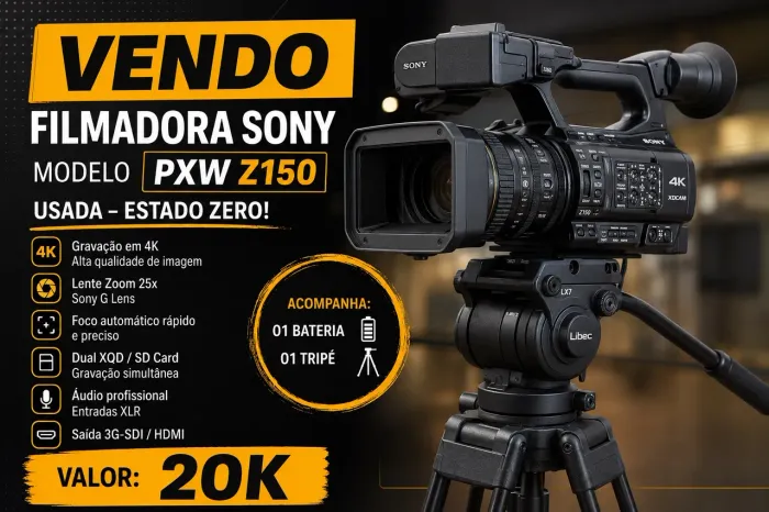 FILMADORA PXW Z150 SONY