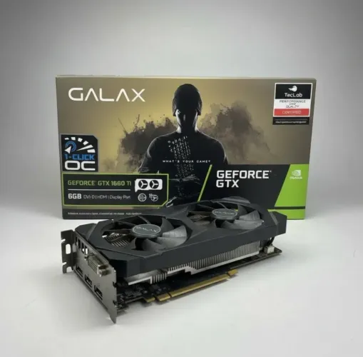 Placa De Vídeo Nvidia Galáx Geforce Gtx Geforce Gtx 1660 6gb