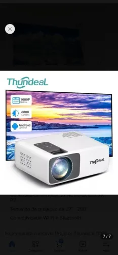 Projetor Thundeal TD93 Pro - Android 9
