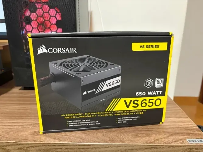 Fonte Corsair Vs650 650w 80 Plus White