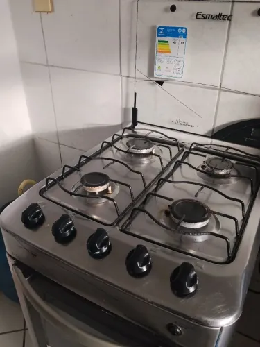 Fogão inox 4 bocas 