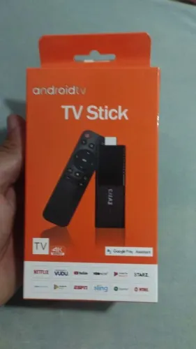 Tv Stick Android 13 5Ghz 4gb Bluetooth Streaming Novo Smart Tv 4k Preto Homologado Anatel