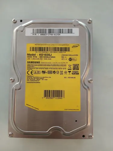 HD Samsung 1TB 1000GB para PC Desktop 100% saudável