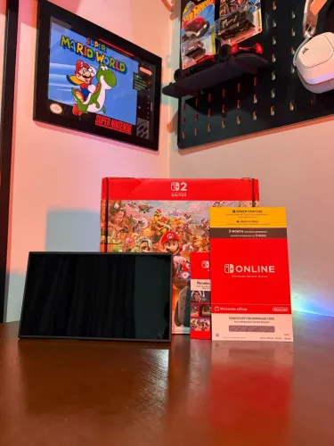 Nintendo Switch 2 na Caixa + Acessórios | Completo