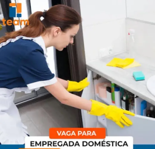 Vaga para Funcionária Doméstica