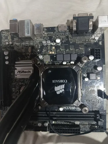 placa mae asroque h370m mais water cooler