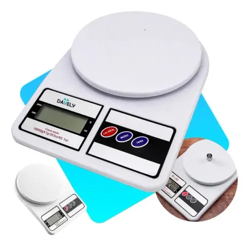 Balança Digital Precisão 1g até 10kg (Cozinha, Dieta, Fitness, Alimentos)