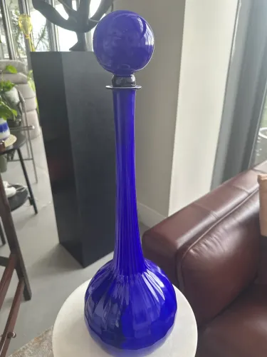 Garrafa Murano nariz de palhaço