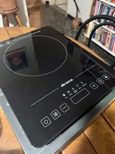 Cooktop de Indução 2000W 220V Ariete 1997 - c/ 9 meses de garantia Amazon e Nota Fiscal