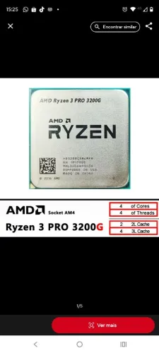 Processador AMD Ryzen 3200G
