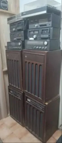 receiver decks gradiente caixas philips ah487 hifi
