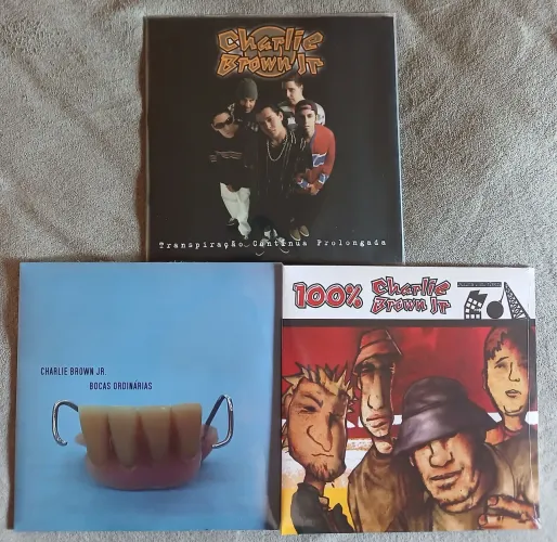 3 lps vinil Charlie brown jr - Frete Grátis