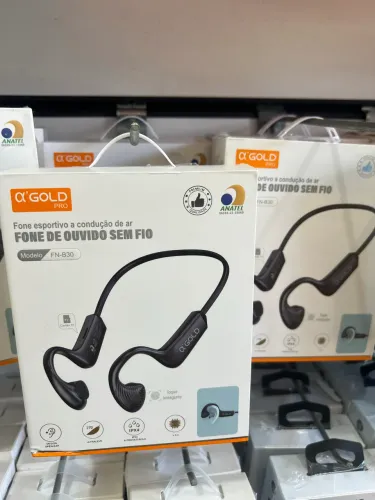 Fone de ouvido Sem fio Esportivo Condução Óssea