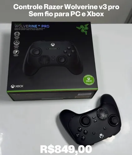 Controle Razer Wolverine V3 Pro Sem Fio para Xbox e PC - Na Caixa