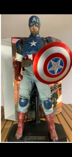 CAPITÃO AMERICA CRAZY TOYS NA CAIXA SEM ACESSÓRIOS