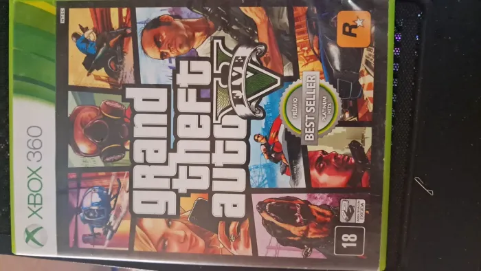 Gta 5 xbox 360 com manual e poster originais