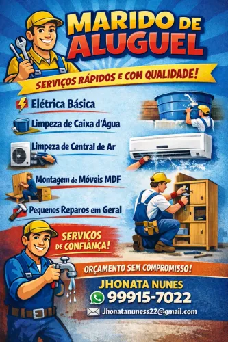 Marido de aluguel pequenos reparos 